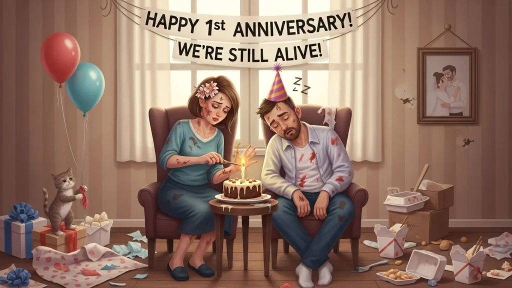 happy 1st wedding anniversary wishes