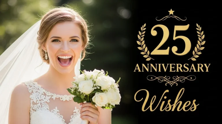25th wedding anniversary wishes