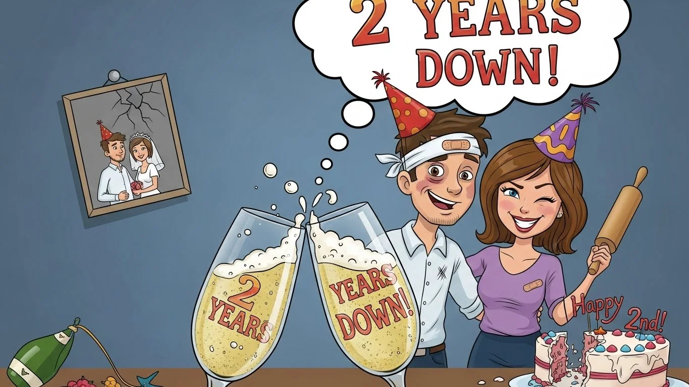 2nd wedding anniversary quotes