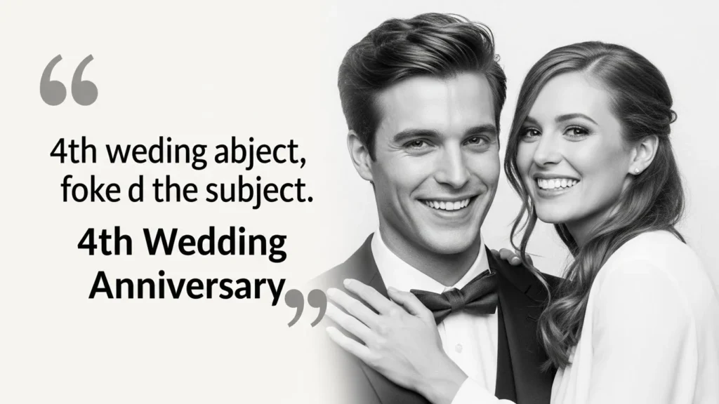 4th wedding anniversary quotes