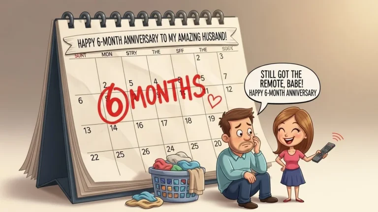 6 month anniversary wish for husband