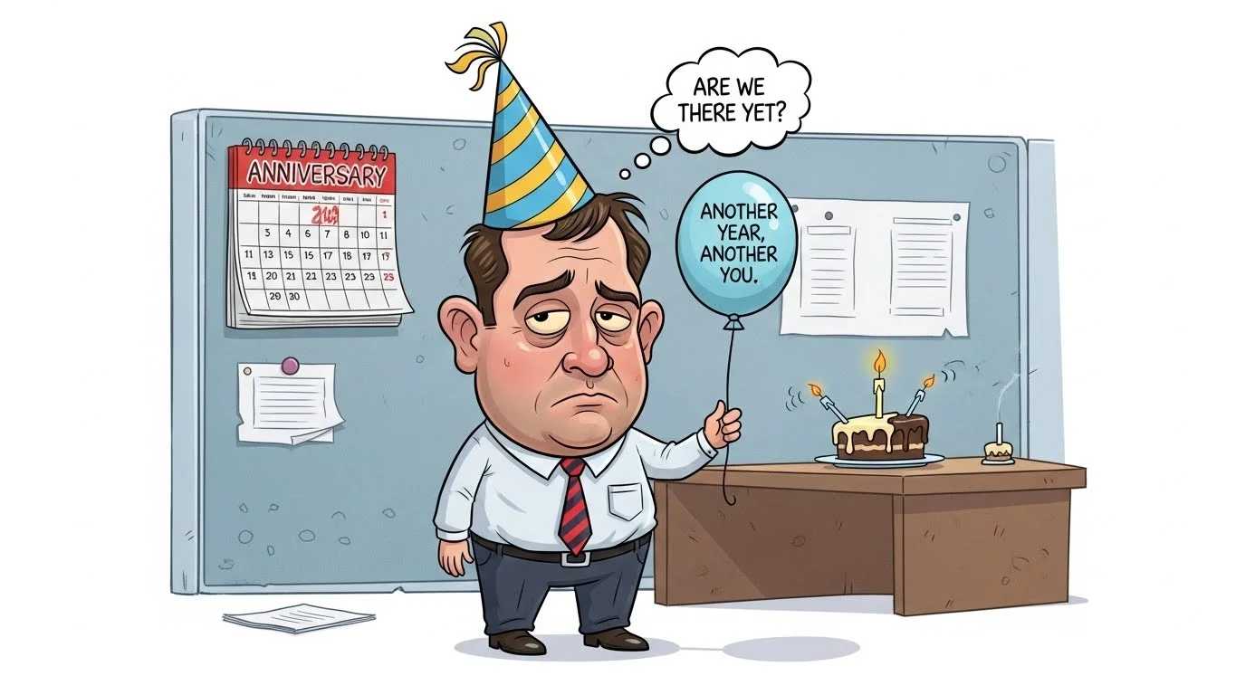 anniversary wish for boss