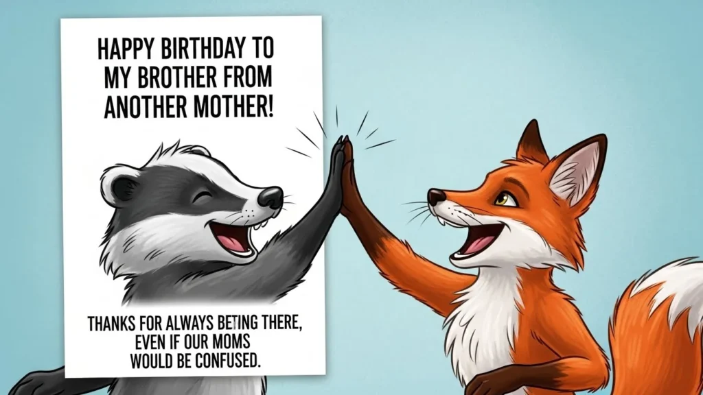birthday wishes for brother from another mother