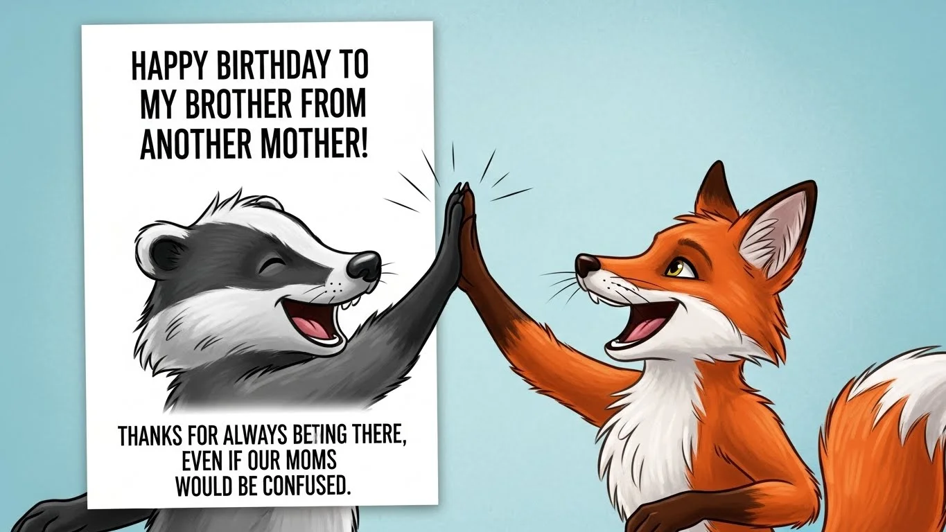 birthday wishes for brother from another mother