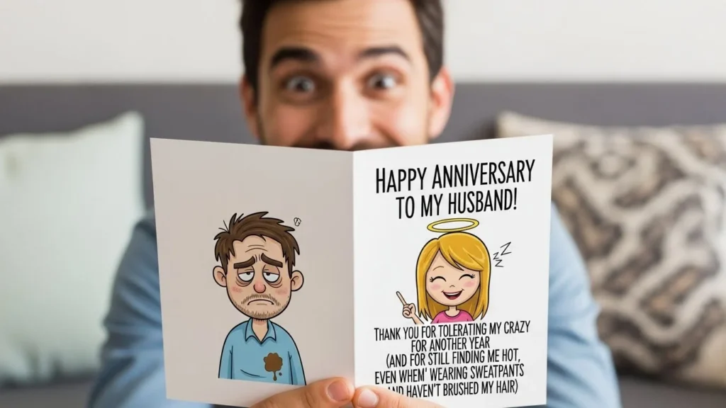 funny anniversary wishes for husband