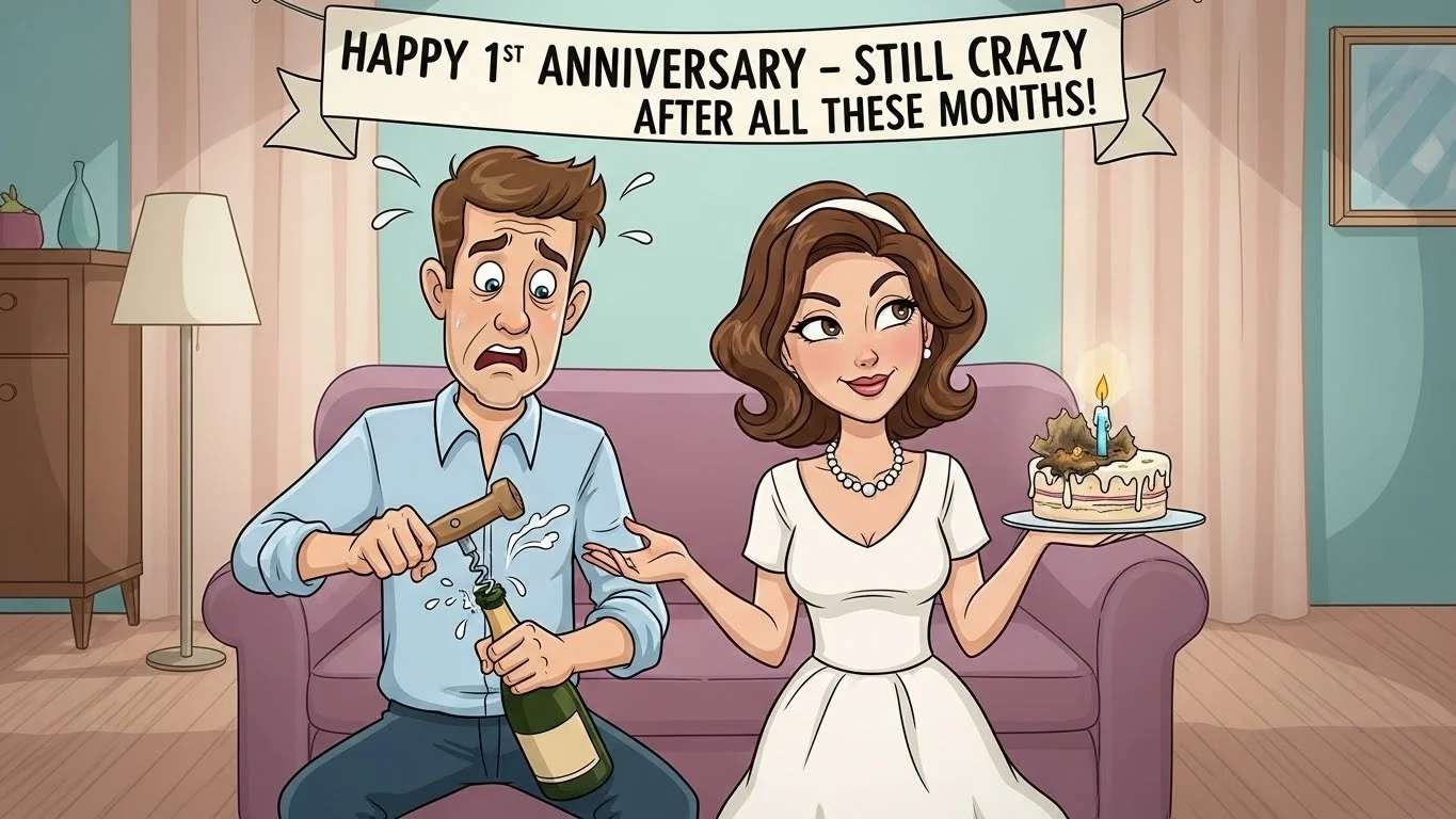 how to wish for 1st wedding anniversary