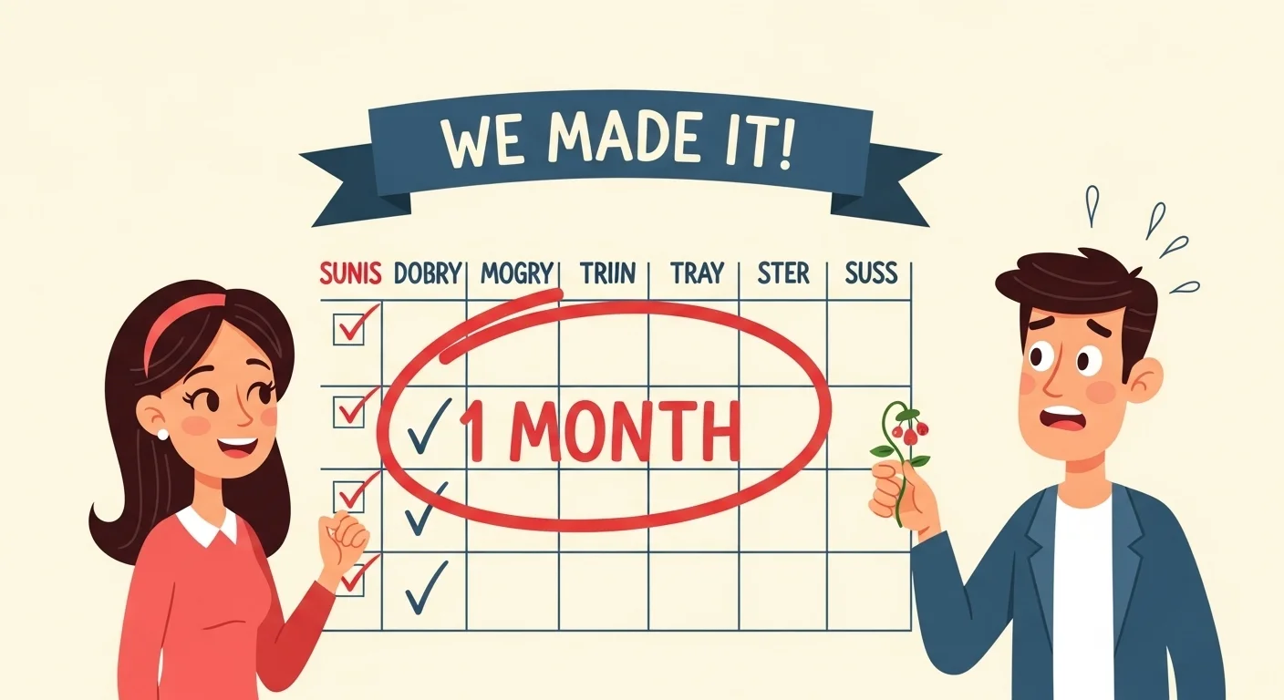 one-month anniversary wishes