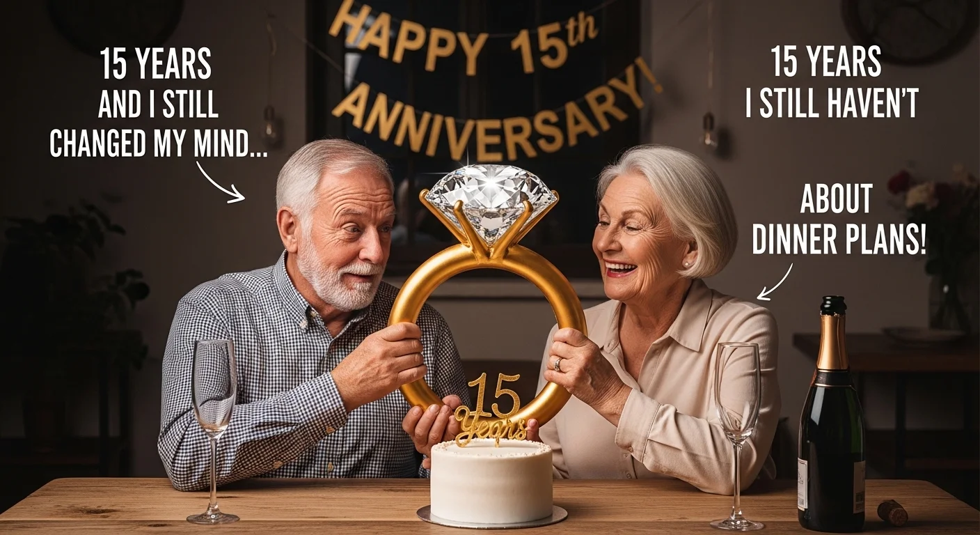 15th crystal anniversary quotes