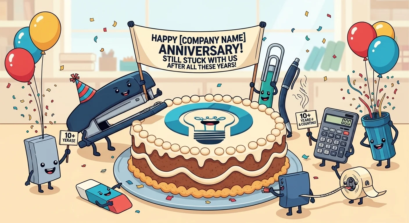 1st anniversary wishes for companies