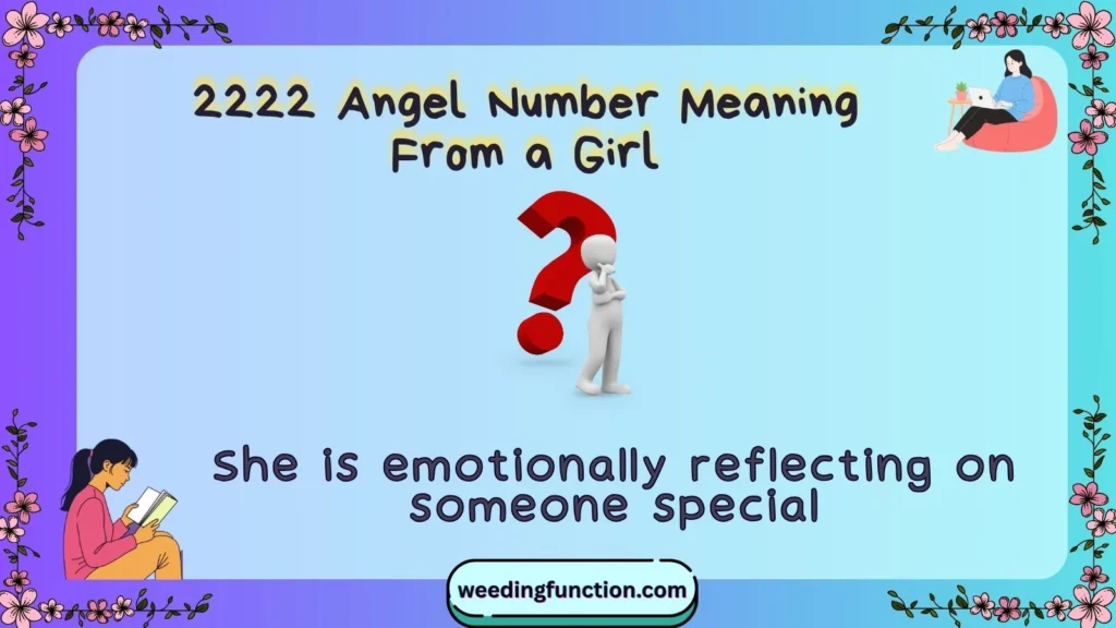 2222 Angel Number Meaning From a Girl