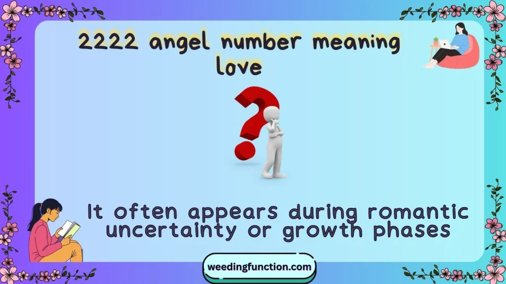 2222 angel number meaning love