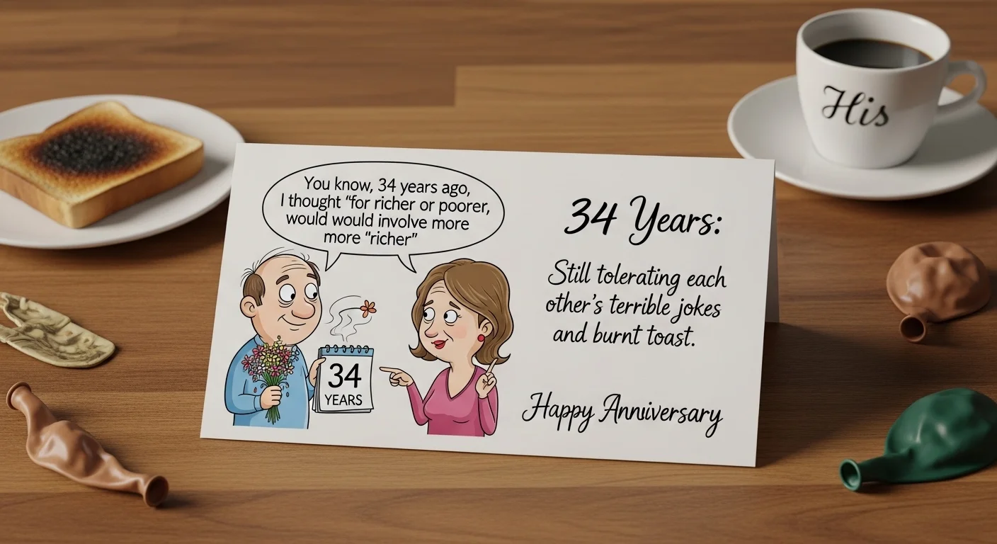 34th wedding anniversary quotes for husband