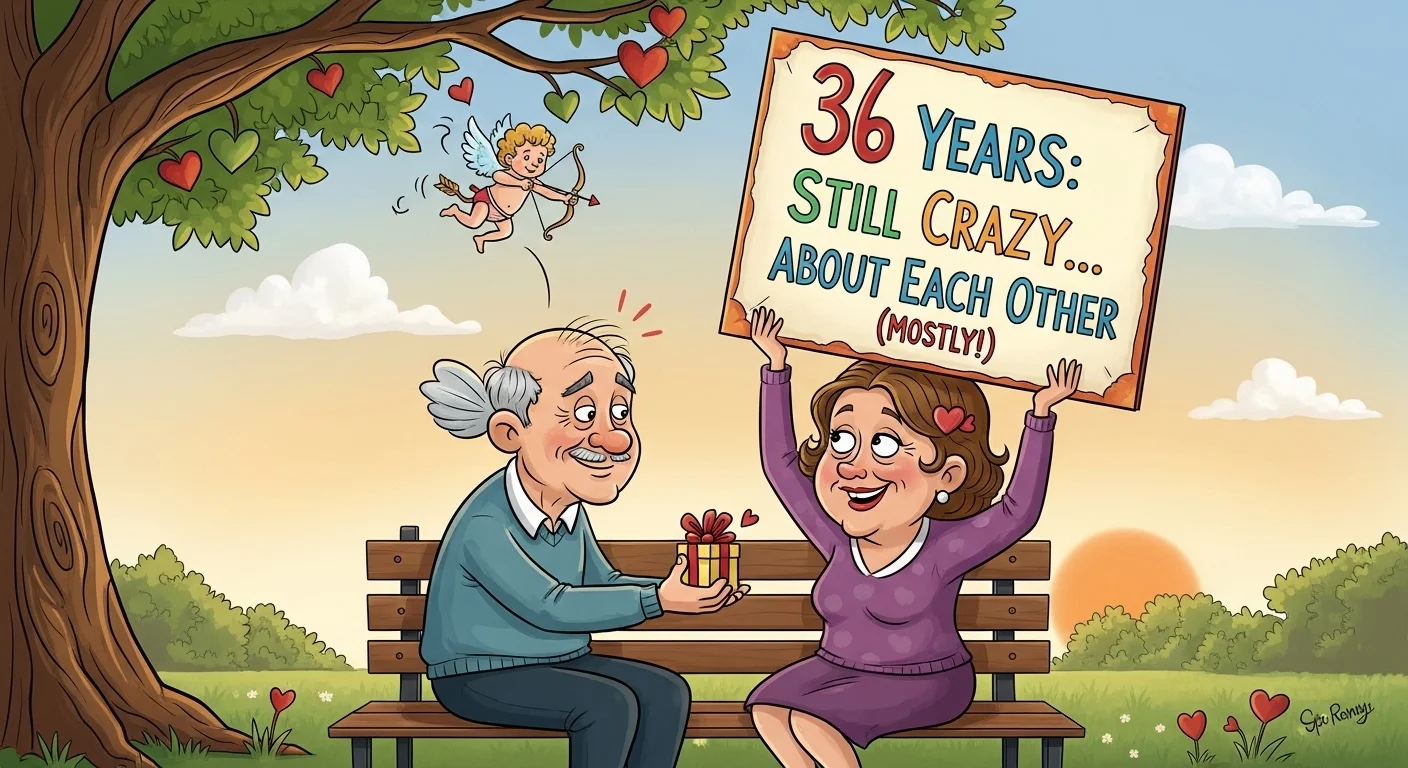 36th Wedding Anniversary Messages for Wife