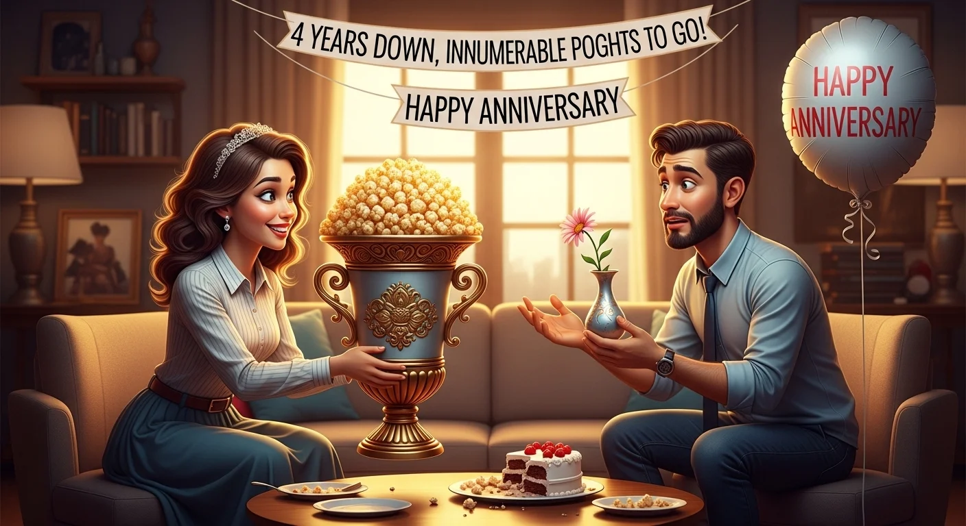 4th Wedding Anniversary Quotes for Husband