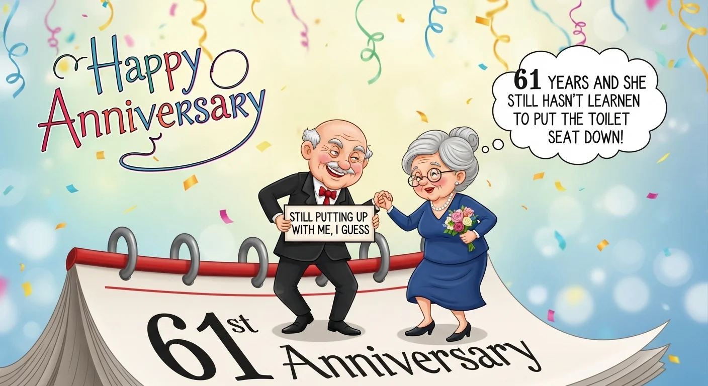 61st Wedding Anniversary Quotes for Couple
