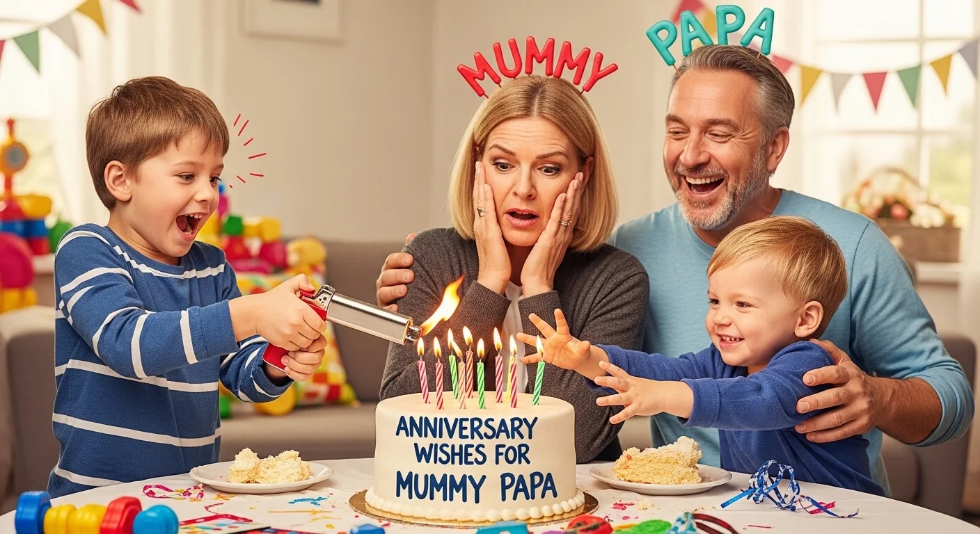 Heart touching anniversary wishes for Mummy Papa