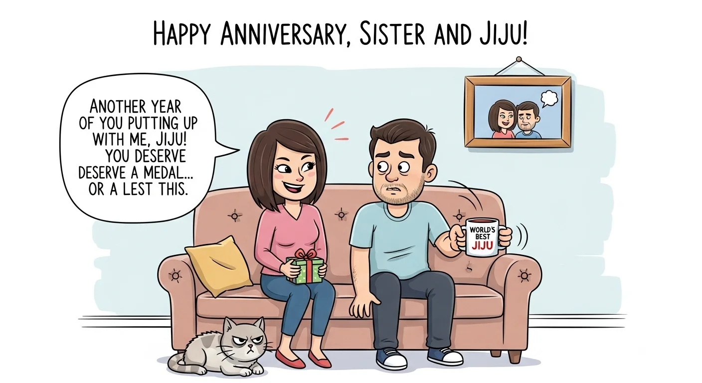 Heart touching anniversary wishes for sister and jiju
