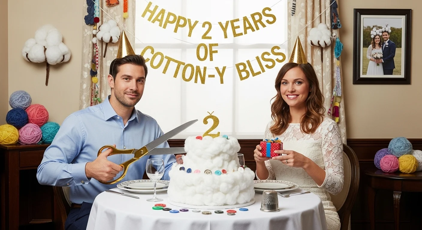 Social Media Captions for a 2nd Wedding Anniversary