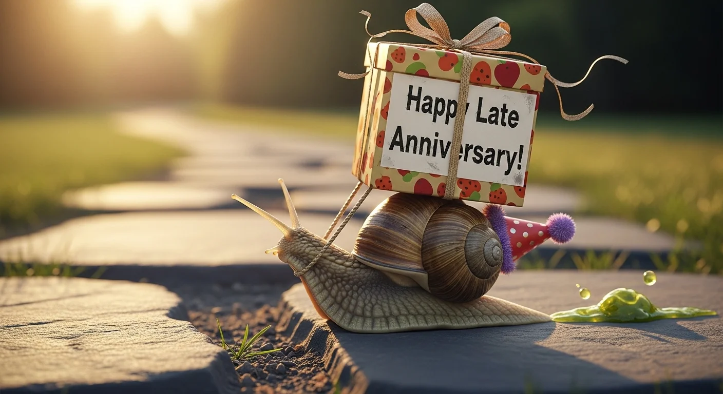 Sorry for Late Anniversary Wishes to Friend