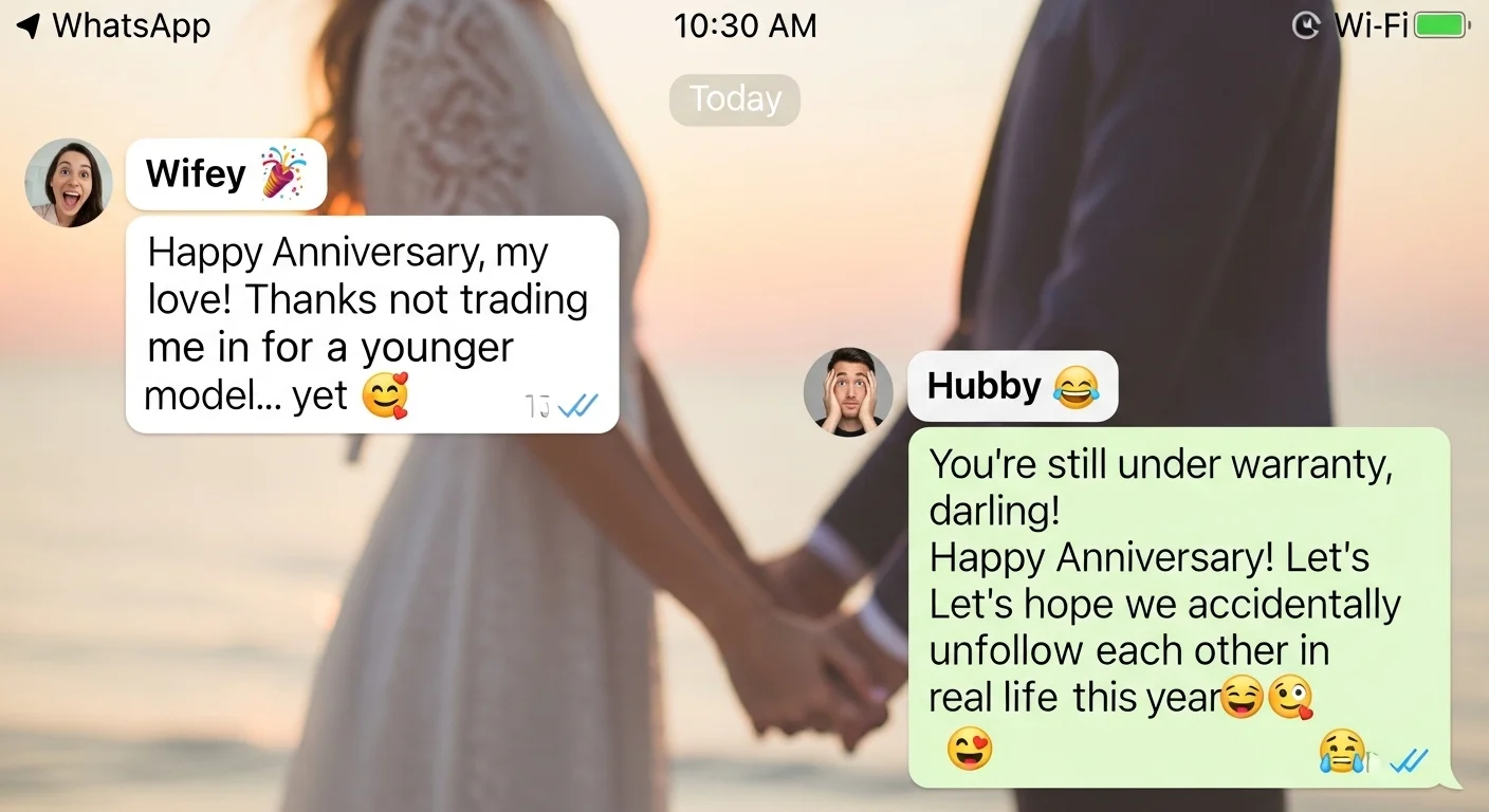 Thoughtful Card Messages for a Wedding Anniversary