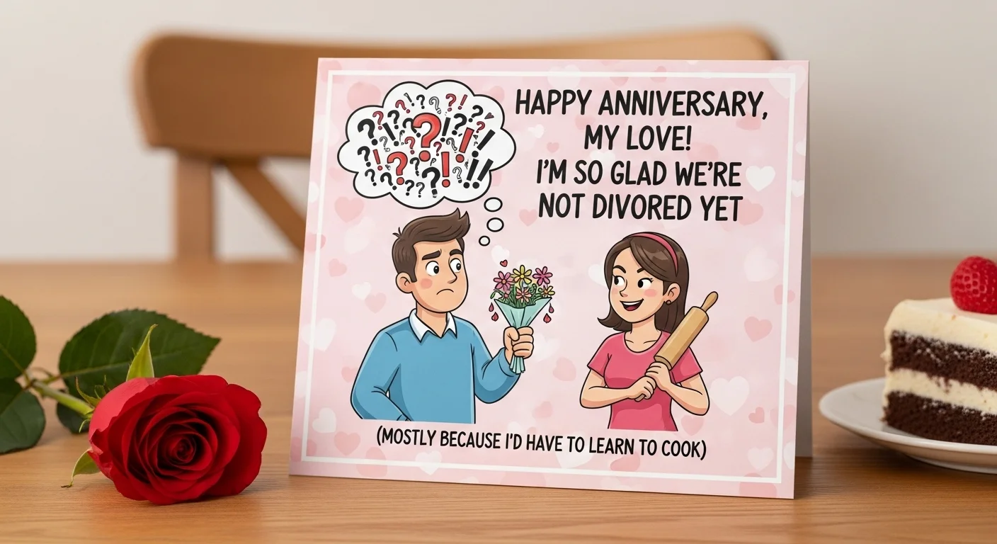 Thoughtful Card Messages for a Wedding Anniversary