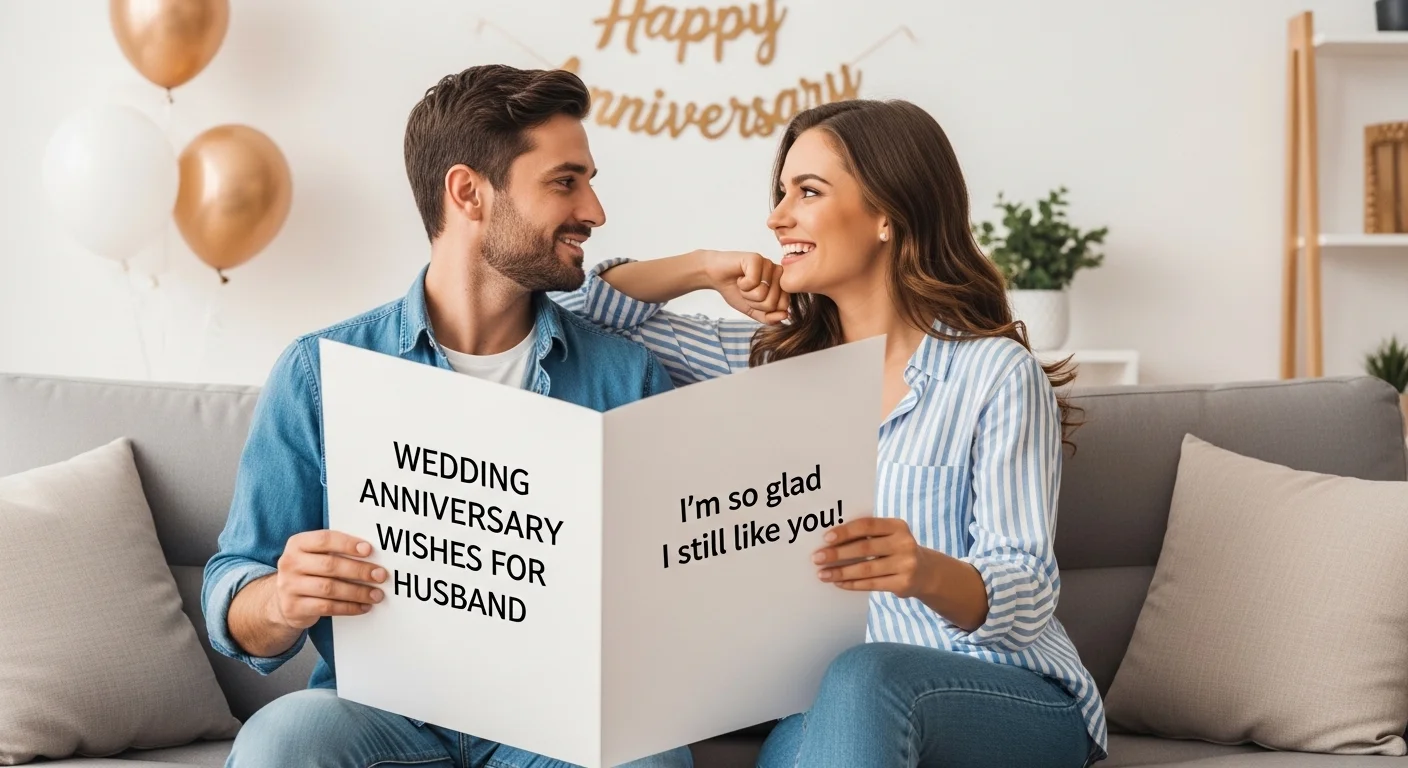 Thoughtful Card Messages for a Wedding Anniversary