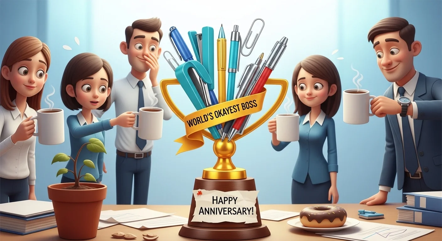 Unique anniversary wishes for your boss