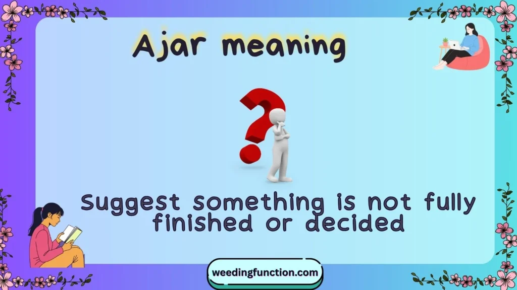 ajar meaning