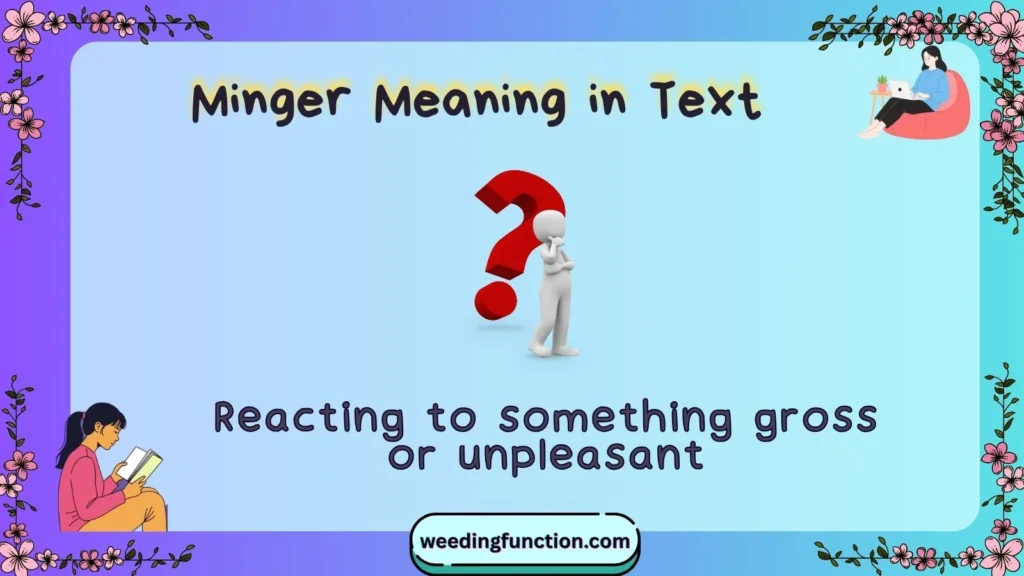 Minger Meaning in Text