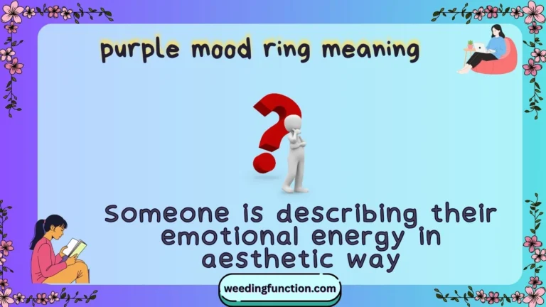 purple mood ring meaning