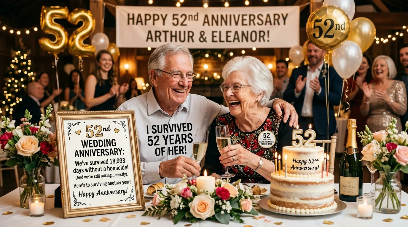 52nd Wedding Anniversary Quotes for Husband