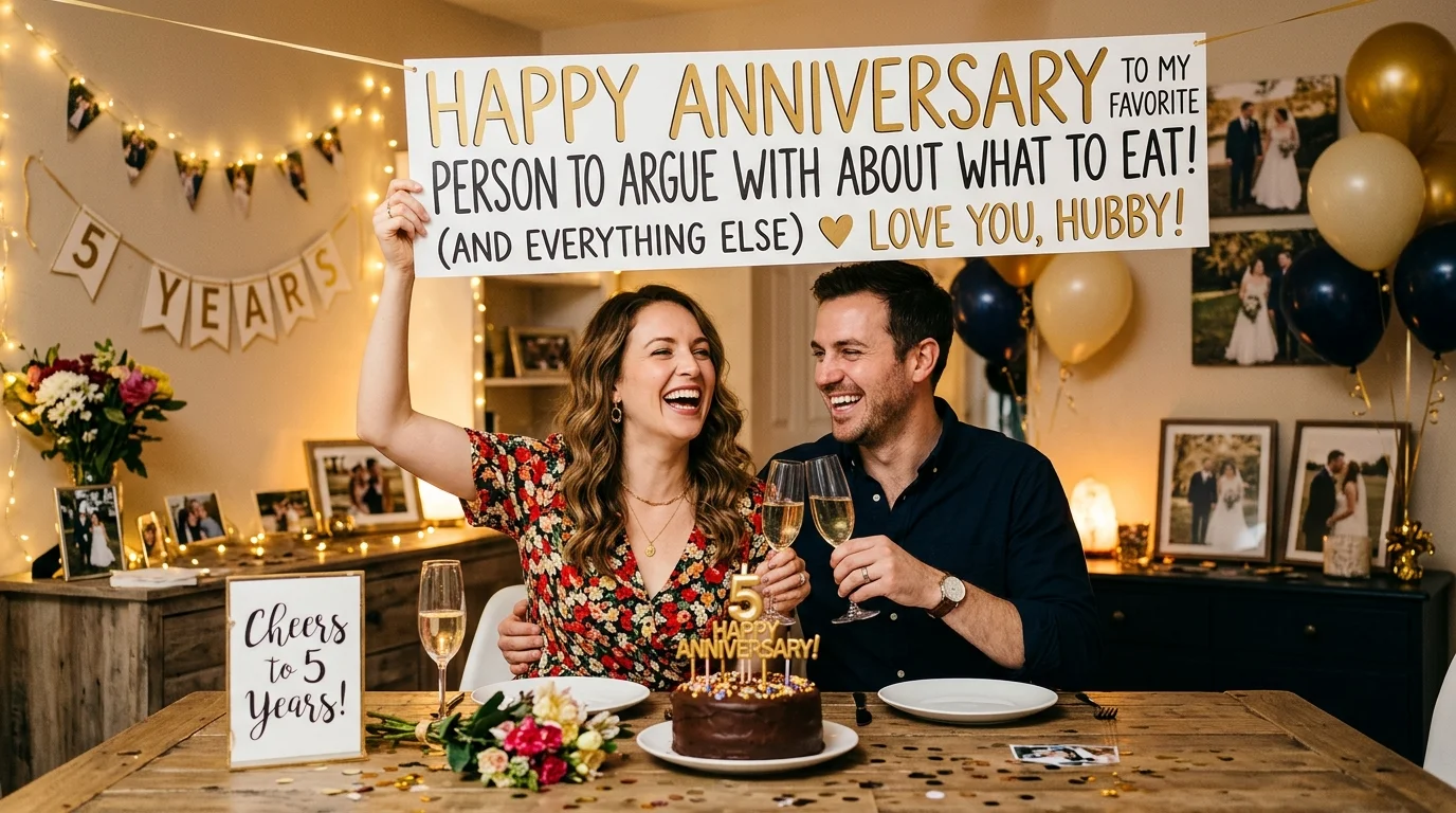 Gratitude Anniversary Wishes for Husband