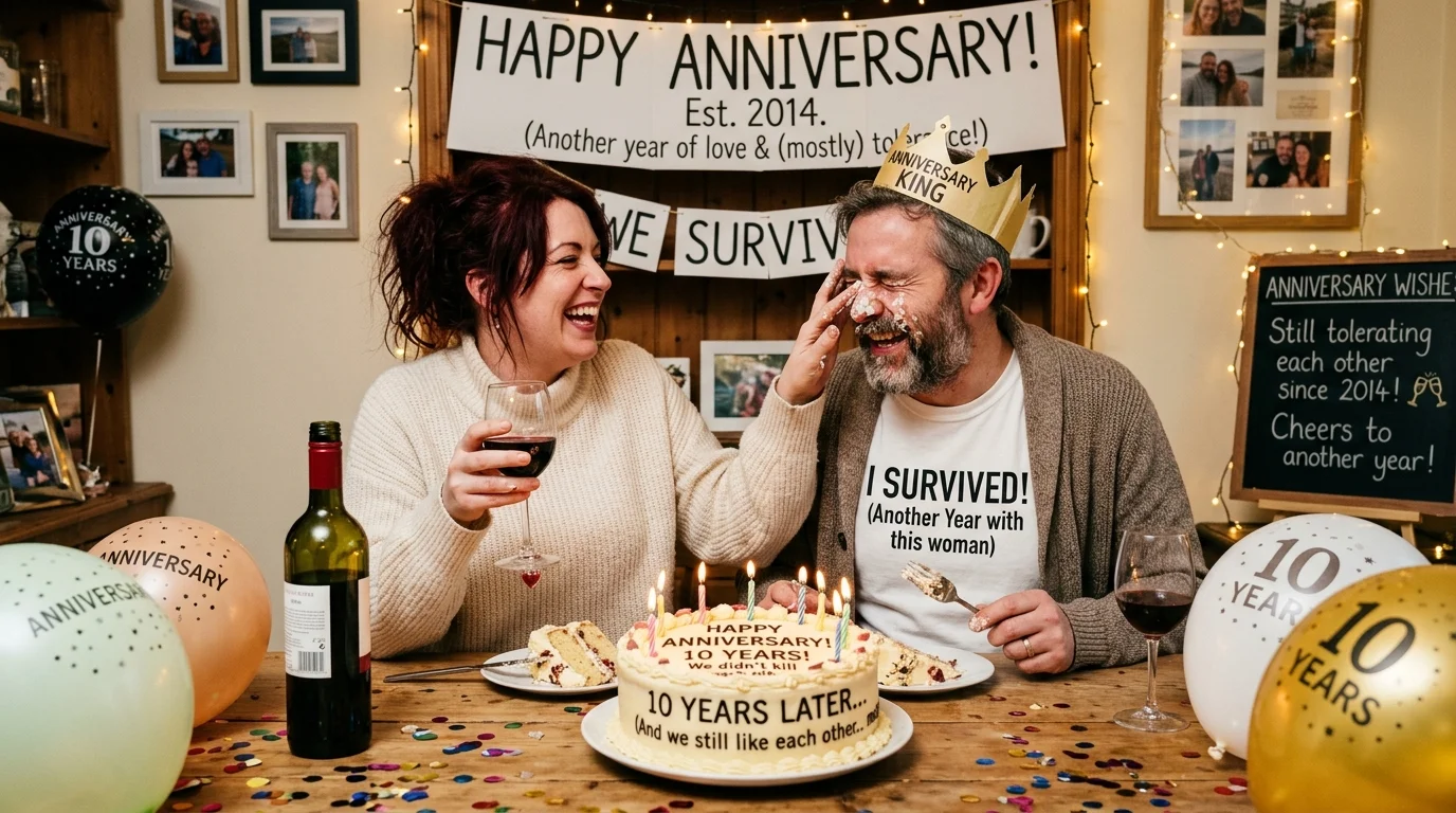 Thoughtful Card Messages for a Wedding Anniversary